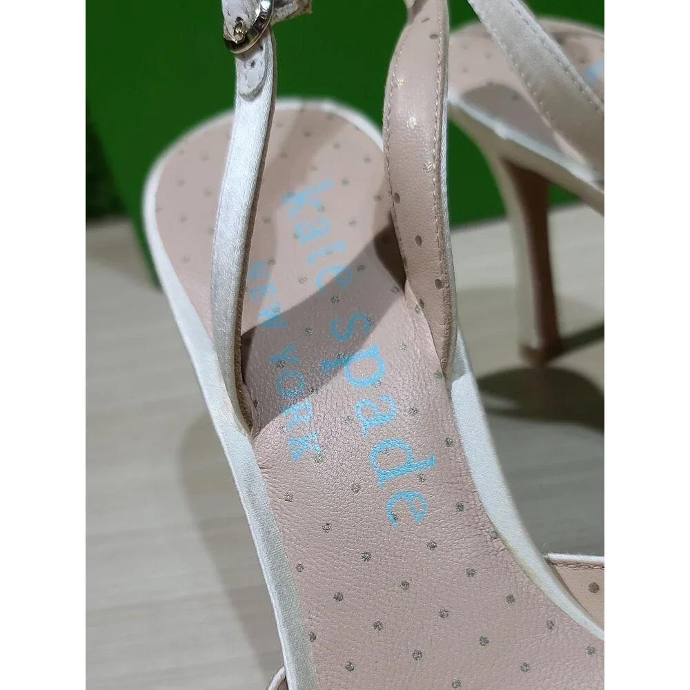 Kate Spade Happily Slingback Pumps / Ivory Bridal US 9 New